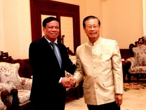 Đoàn đại biểu TANDTC Việt Nam thăm Lào 