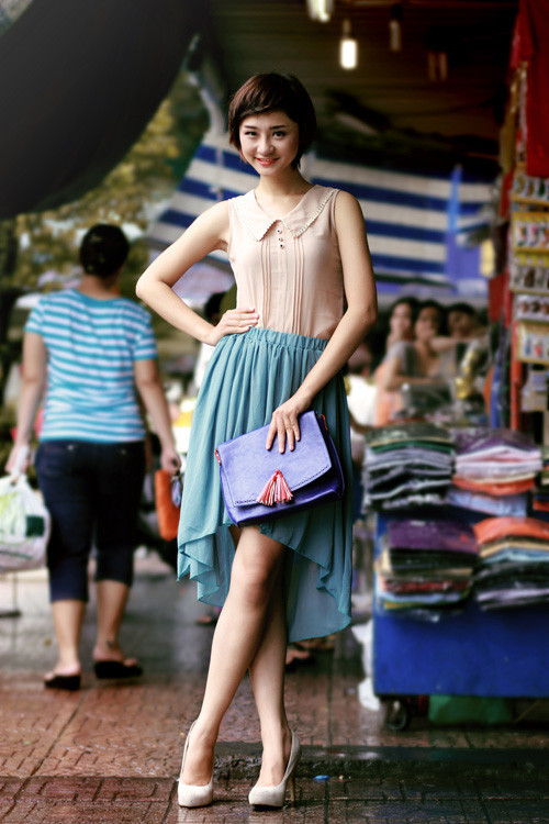 Thời trang hè của Sao Việt kỳ 8: Pastel với 
