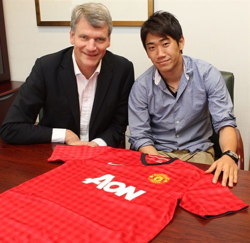 Kagawa chính thức ra mắt M.U