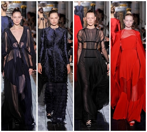 BST Thu Đông 2012 của Valentino: Phong phú và đẳng cấp