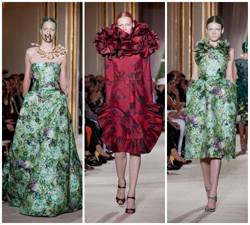 BST Thu 2012 của Giambattista Valli: Bữa tiệc họa tiết sặc sỡ