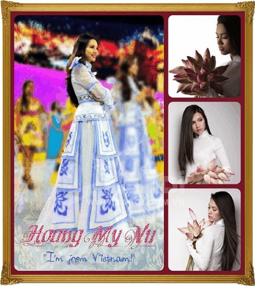 Ảnh fan chế cực ấn tượng về Hoàng My tại Miss World 2012