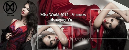 Ảnh fan chế cực ấn tượng về Hoàng My tại Miss World 2012