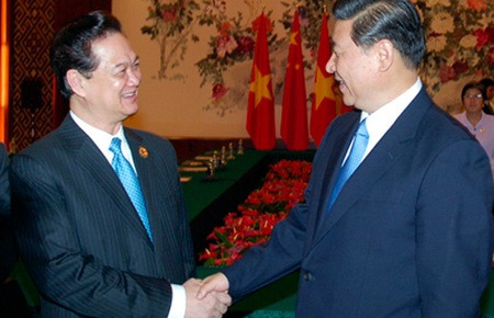 Thủ tướng Nguyễn Tấn Dũng gặp Phó Chủ tịch Trung Quốc 