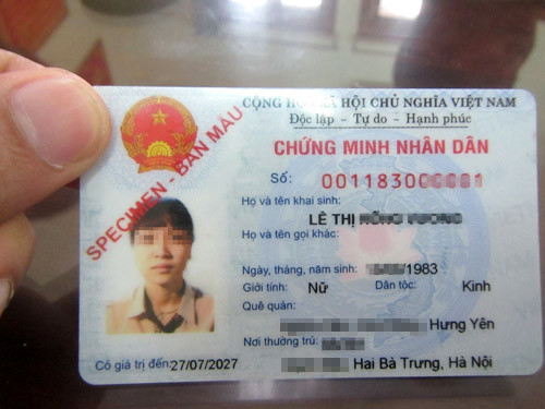 Cấp CMND mẫu mới ở Hà Nội 