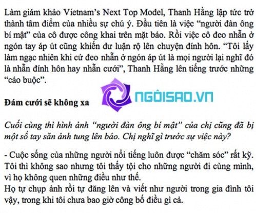 Thanh Hằng bức xúc vì bị 