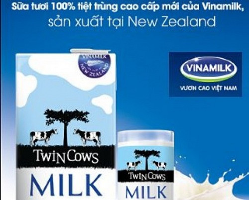Vinamilk ra mắt sữa tươi tiệt trùng mới Twin Cows sản xuất tại New Zealand