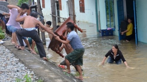 Bất ngờ chạy lũ