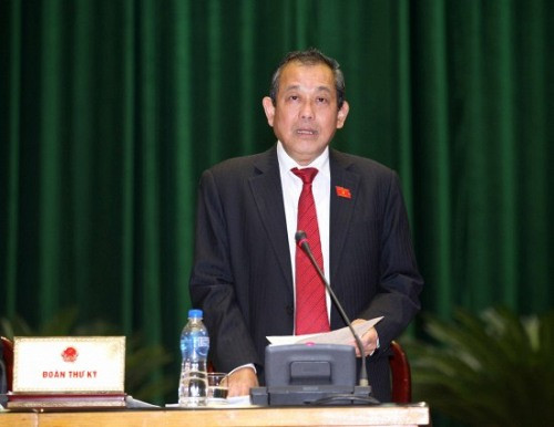 Chánh án TANDTC Trương Hòa Bình trả lời chất vấn trước Quốc hội: Quyết tâm khẳng định uy tín ngành Tòa án, biểu tượng công lý của xã hội