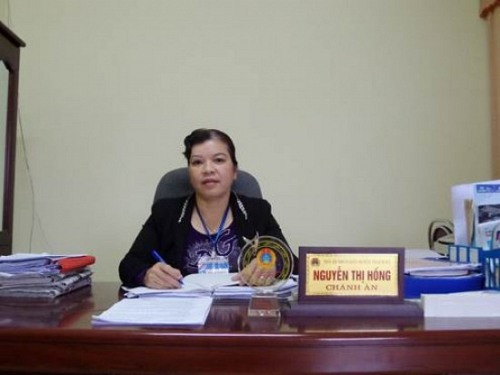 Thẩm phán Nguyễn Thị Hồng, Chánh án TAND huyện Thạch Hà, Hà Tĩnh: Gương điển hình tiên tiến của ngành Tòa án tỉnh