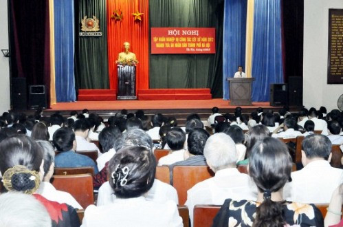Ngành TAND TP. Hà Nội: Thực hiện tốt Nghị quyết số 37/2012/QH13 của Quốc hội