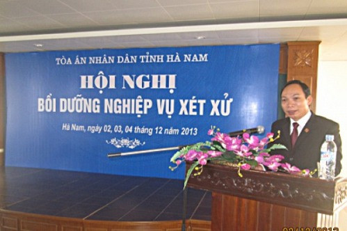 TAND tỉnh Hà Nam, Vĩnh Phúc tổ chức tập huấn nghiệp vụ xét xử 