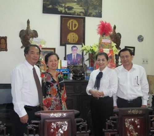 Phó Chánh án Thường trực TANDTC Bùi Ngọc Hòa chúc Tết nguyên lãnh đạo Đảng và TANDTC