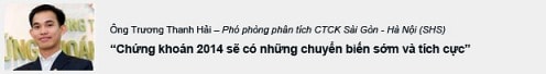 TTCK 2014: Các chuyên gia dự báo ra sao?