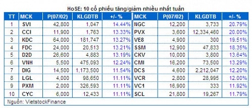 Chứng khoán Tuần 06 - 07/02: Dòng tiền 