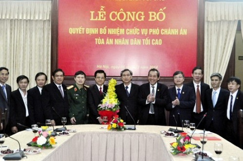 Bổ nhiệm đồng chí Lê Hồng Quang giữ chức vụ Phó Chánh án TANDTC