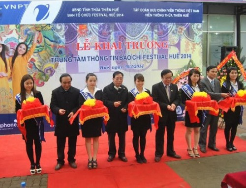 Khai trương Trung tâm báo chí Festival Huế 2014