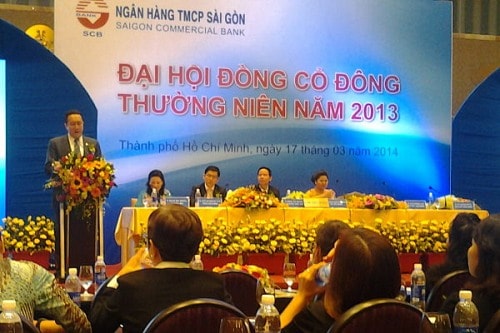 Trực tuyến ĐHĐCĐ SCB: Chủ tịch và Phó đều xin từ nhiệm