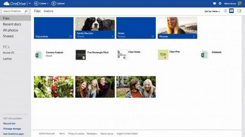 Microsoft  ra mắt dịch vụ lưu trữ đám mây toàn diện OneDrive