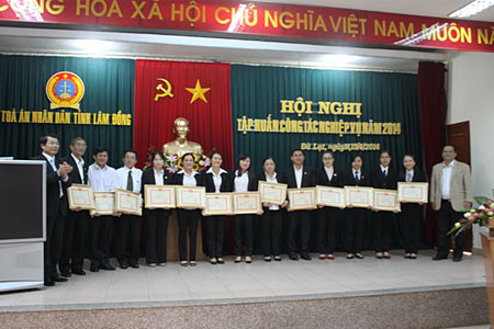 TAND tỉnh Lâm Đồng tổ chức Hội nghị tập huấn công tác nghiệp vụ 
