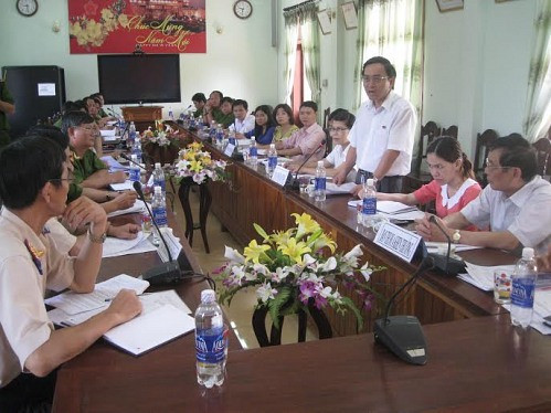 TAND tỉnh Thừa Thiên Huế ký giao ước thi đua trong Khối nội chính 2 năm 2014