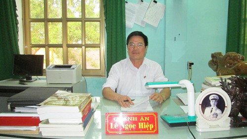 Chánh án TAND huyện Triệu Sơn, Thanh Hóa Lê Ngọc Hiệp: Người luôn tâm huyết với nghề “cầm cân nảy mực”