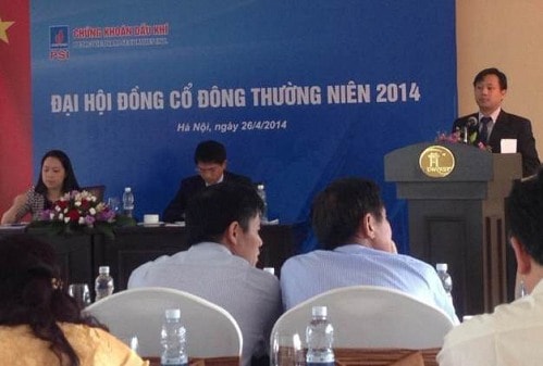 PSI: Kế hoạch lãi trước thuế 5 tỷ và không trả cổ tức 2014