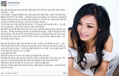 Ca sĩ Phương Thanh, phuong thanh to dam vinh hung dung bua ngai, Đàm Vĩnh Hưng, bua ngai showbiz