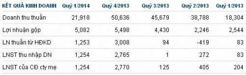 DCS: Lãi hợp nhất quý 1 chỉ bằng 5% kế hoạch