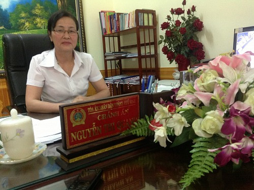 “Thẩm phán tiêu biểu” Nguyễn Thị Quang, Chánh án TAND TP Vinh, Nghệ An: Tâm huyết với công việc  giữ vững “cán cân công lý”