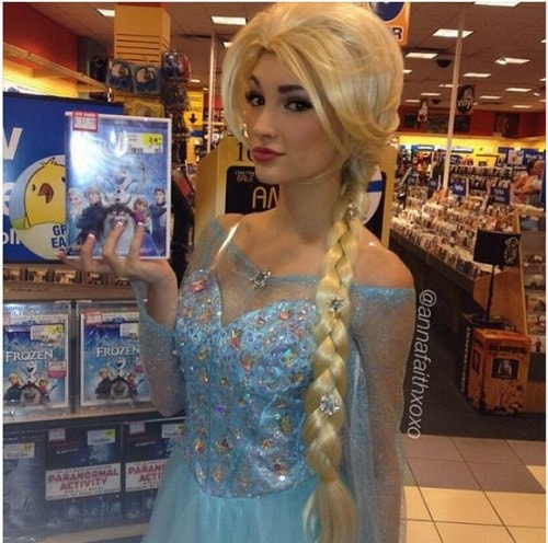 nu hoang bang gia, co gai giong nu hoang bang gia, phim Disney's Frozen, Disney's Frozen