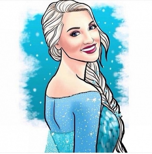 nu hoang bang gia, co gai giong nu hoang bang gia, phim Disney's Frozen, Disney's Frozen