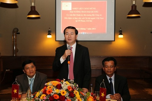Bộ trưởng Trần Đại Quang hội đàm với Bộ trưởng Nội vụ CH Séc