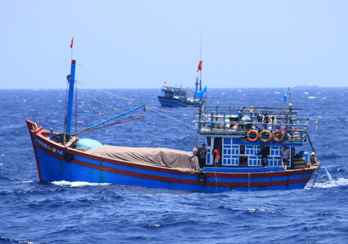13 ngư dân Việt Nam bị Trung Quốc bắt giữ đang trên đường về nước