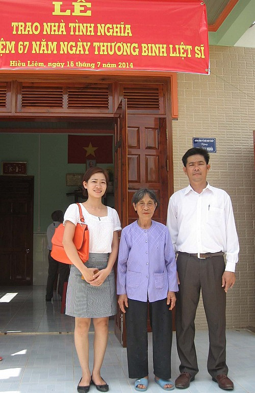 Báo Công lý trao nhà tình nghĩa cho mẹ liệt sỹ ở Đồng Nai