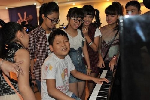 giong hat viet nhi 2014, giong hat viet nhi vong giau mat,  giong hat viet nhi vong giau mat tap 5, the voice kids 2014, giam khao giong hat viet nhi 2014, Do Le Hong Nhung giong hat viet nhi 2014