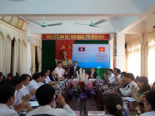Thắt chặt mối quan hệ hợp tác giữa Tòa án tỉnh Nghệ An và Xiêng Khoảng - Lào