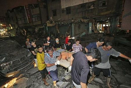 20 người chết, 270 người bị thương sau vụ nổ khí ga tại Đài Loan