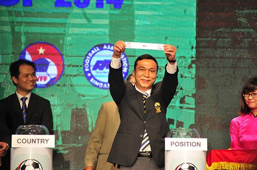 Kết quả bốc thăm AFF Cup 2014, Việt Nam rơi vào bảng 