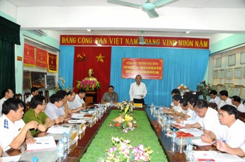 Chánh án TANDTC Trương Hòa Bình làm việc tại TAND tỉnh Bắc Giang