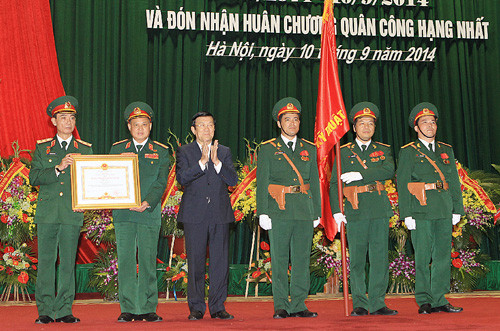 Tổng cục Kỹ thuật đón nhận Huân chương Quân công hạng Nhất