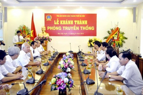 TAND TP Hà Nội khánh thành Phòng truyền thống 