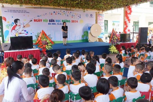 Tỉnh Bắc Ninh triển khai chương trình sữa học đường đến tất cả các trường mầm non