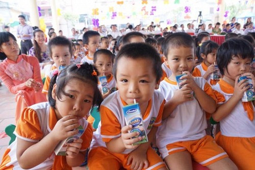 Tỉnh Bắc Ninh triển khai chương trình sữa học đường đến tất cả các trường mầm non