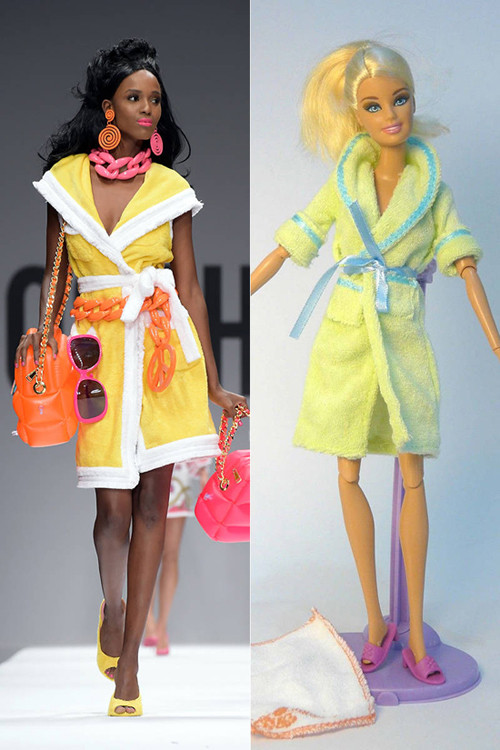 Búp bê Barbie - nguồn cảm hứng cho bộ sưu tập Xuân Hè 2015 của Moschino