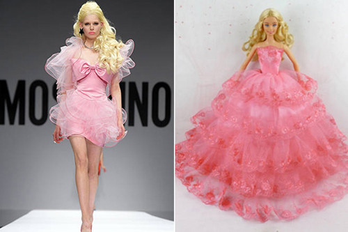 Búp bê Barbie - nguồn cảm hứng cho bộ sưu tập Xuân Hè 2015 của Moschino