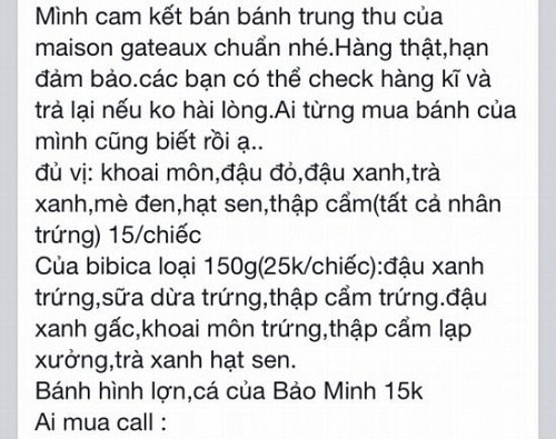 Bánh Trung thu ế quay lại thị trường với giá siêu rẻ