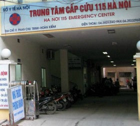 Khởi tố vụ án hình sự tại Trung tâm cấp cứu 115 Hà Nội 