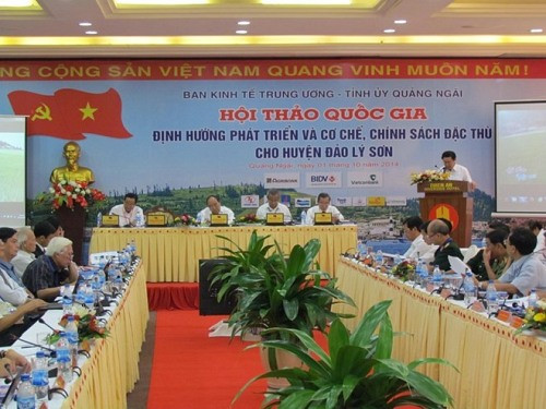 Phát triển huyện đảo Lý Sơn mạnh về kinh tế, vững chắc về quốc phòng an ninh