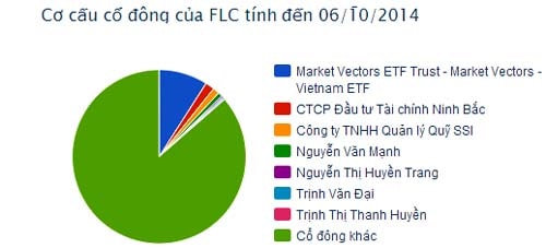 Mua hơn 28,6 triệu cổ phiếu, Market Vectors trở thành cổ đông lớn của FLC